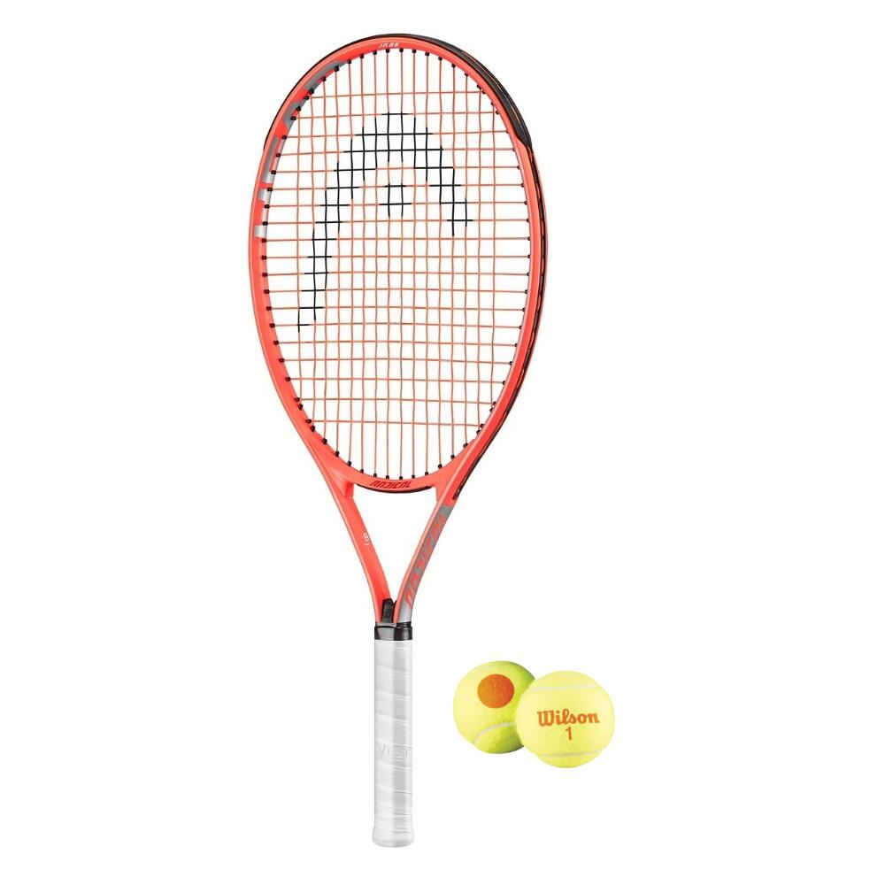 HEAD Head Radical 25" Junior Tennis Racket, Cover & 3 Tennis Balls