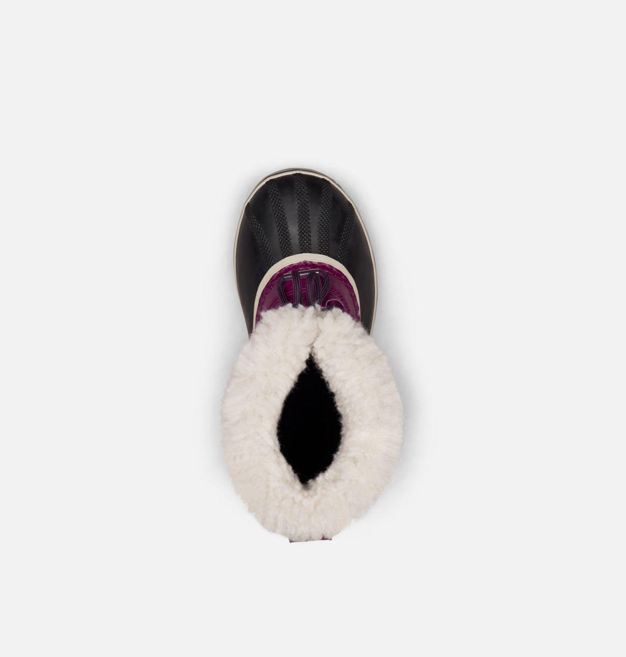 Sorel Yoot Pac Nylon Girls Waterproof Snow Boots - Wild Iris/Dark Plum 3/5
