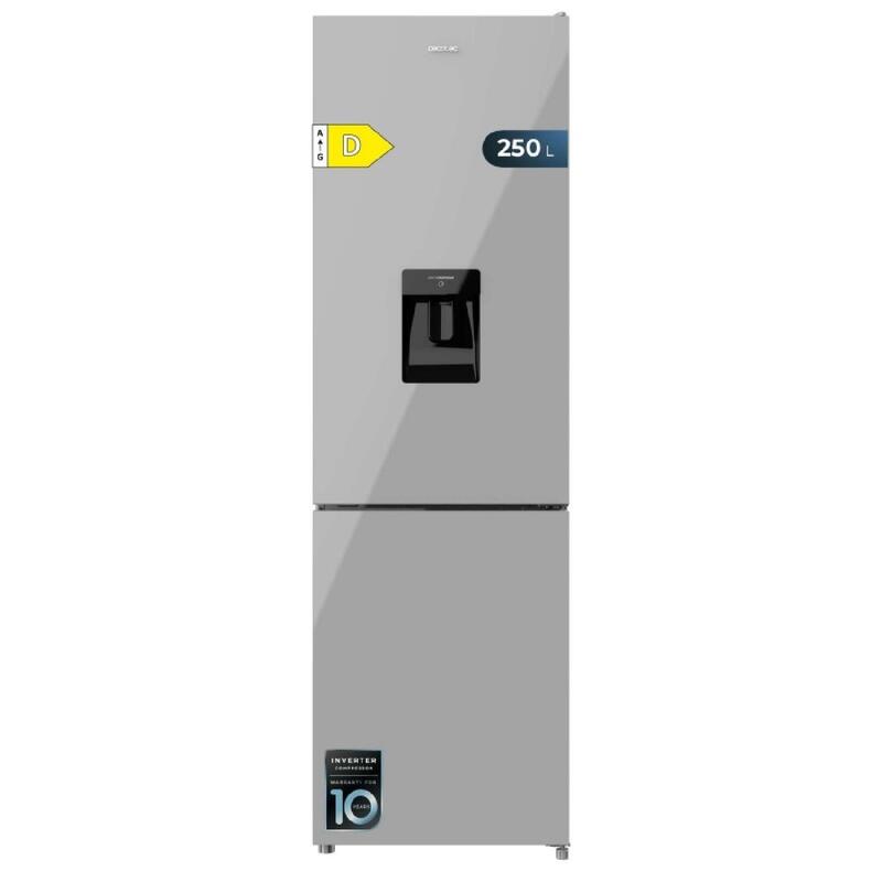 Cecotec Frigorífico combi Bolero CoolMarket Combi 250 WD Grey Glass D