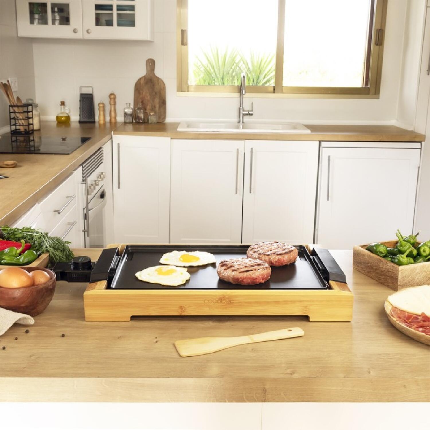 Cecotec Plancha Tasty&Grill 2000 Bamboo 3/7