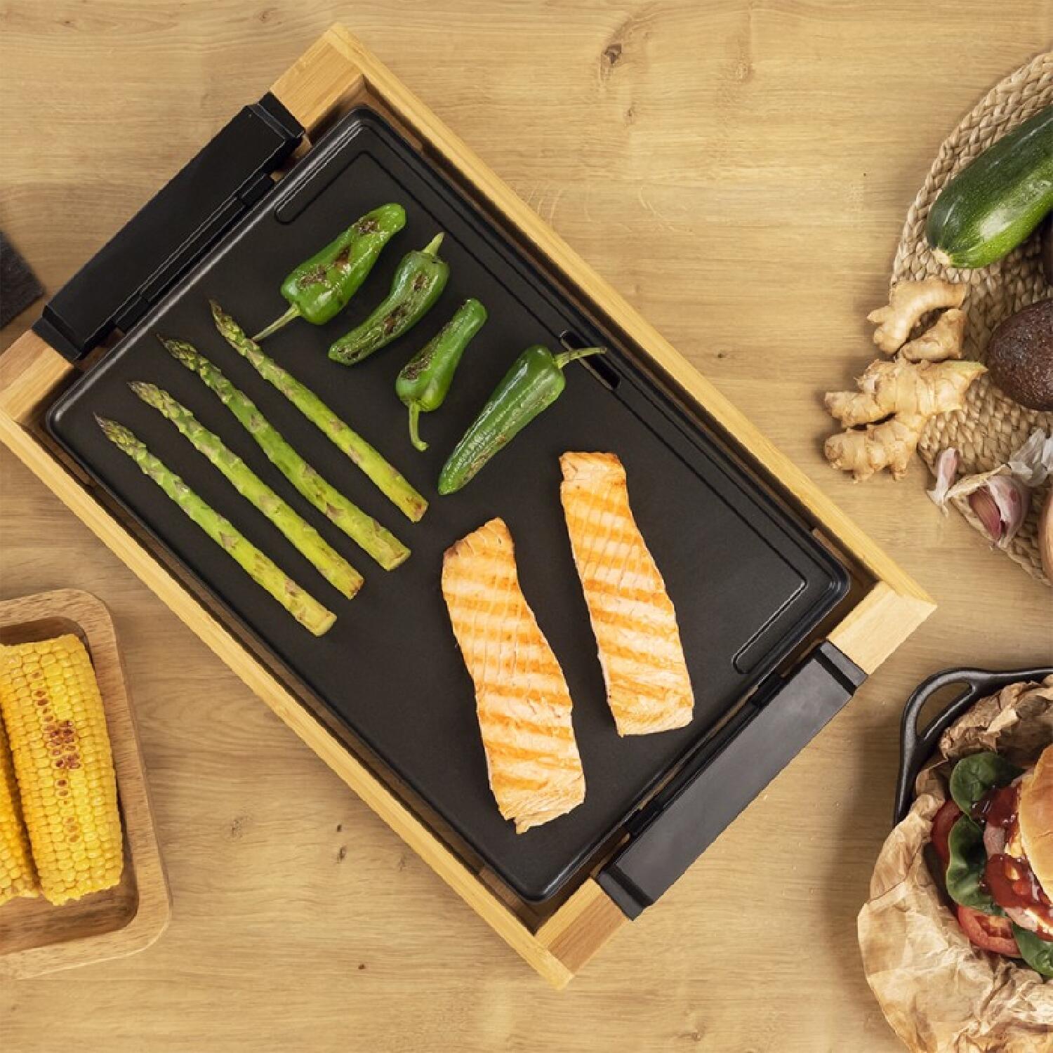 Cecotec Plancha Tasty&Grill 2000 Bamboo 4/7