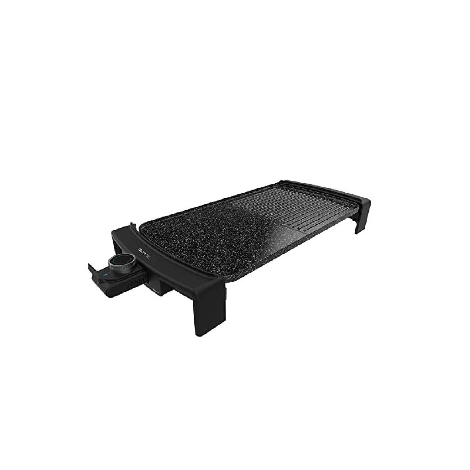 Cecotec placa elétrica de alta potência com revestimento antiaderente de 2600 w,