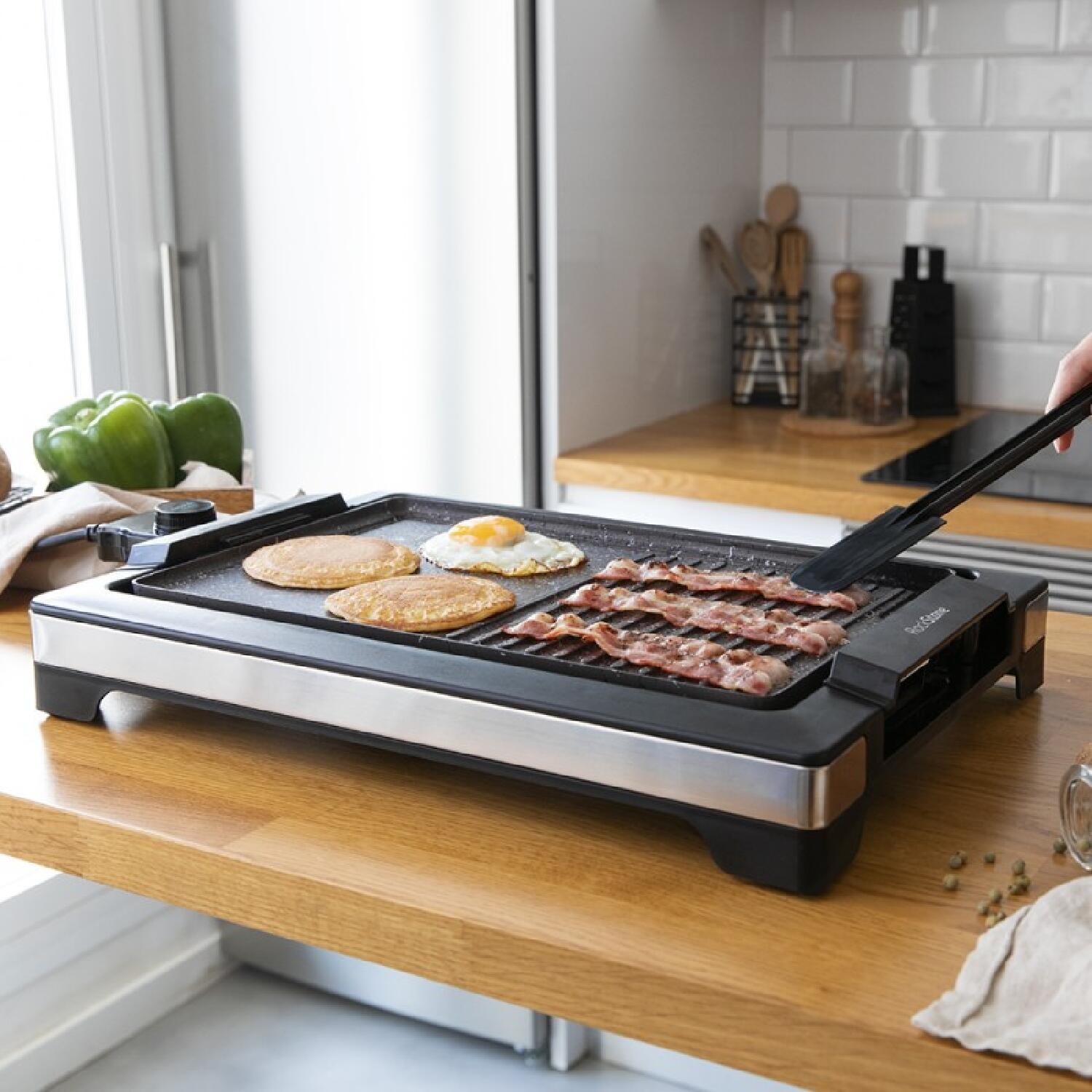 Cecotec Grelhador de mesa elétrico de 2000 W, com estrutura de design e acabamen 3/7