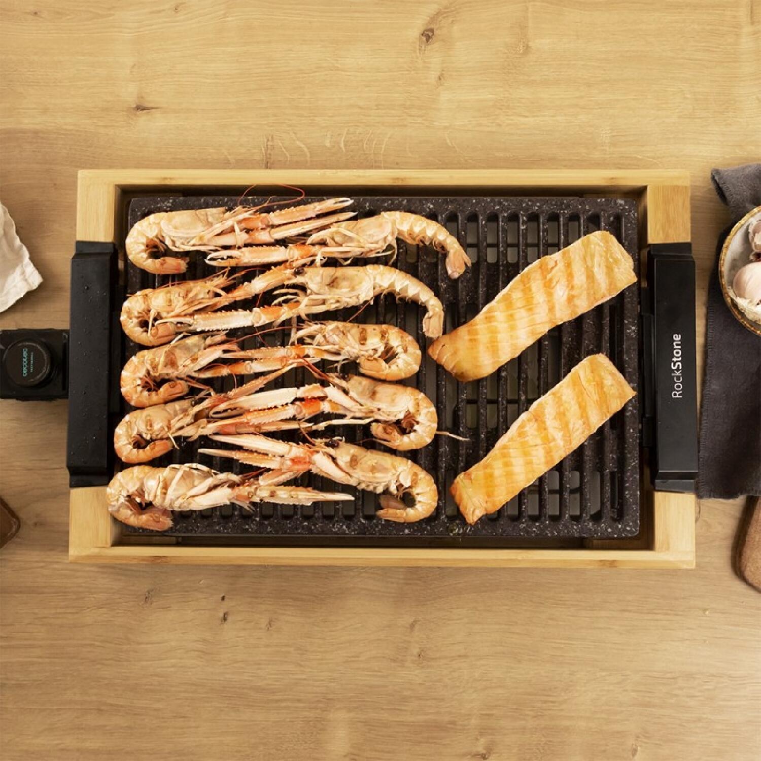 Prancha elétrica Tasty&Grill 2000 Bamboo LineStone Cecotec 4/7