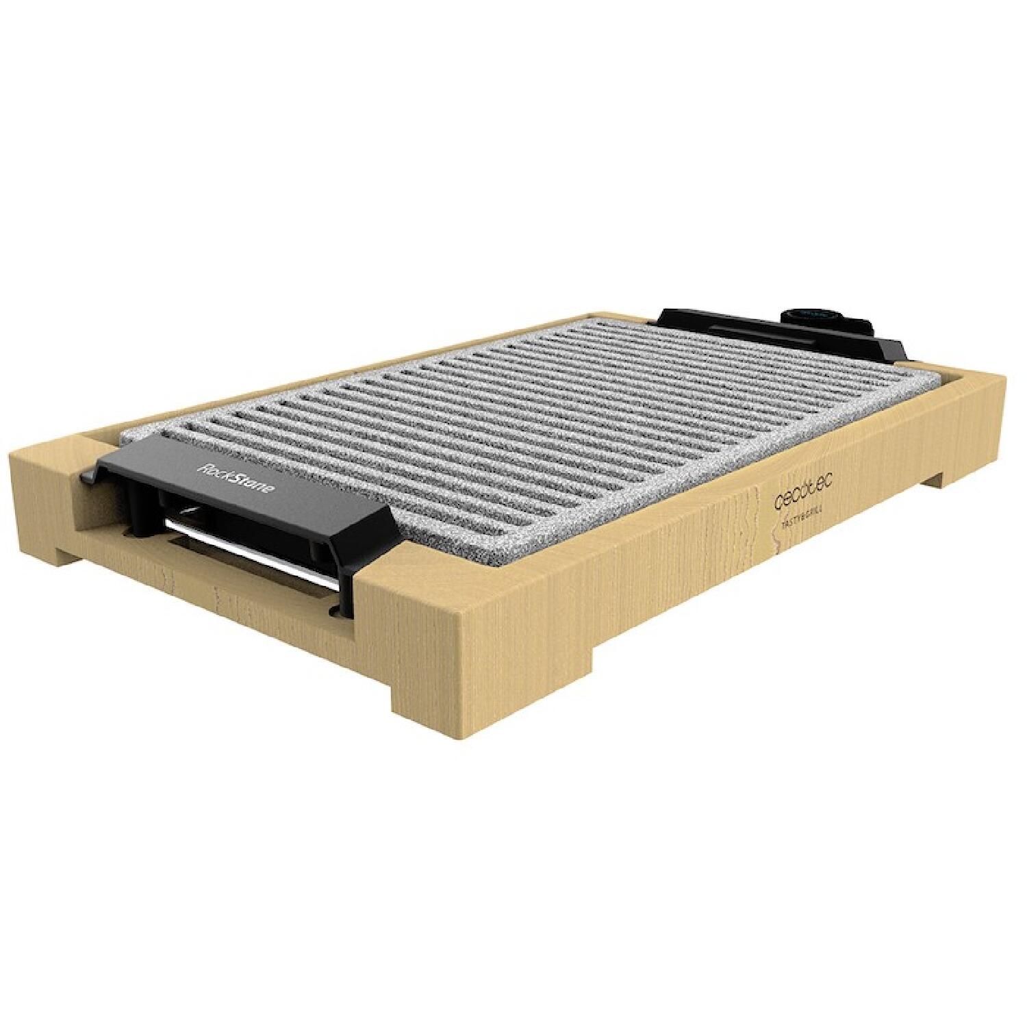 Prancha elétrica tasty&grill 2000 bamboo linestone cecotec