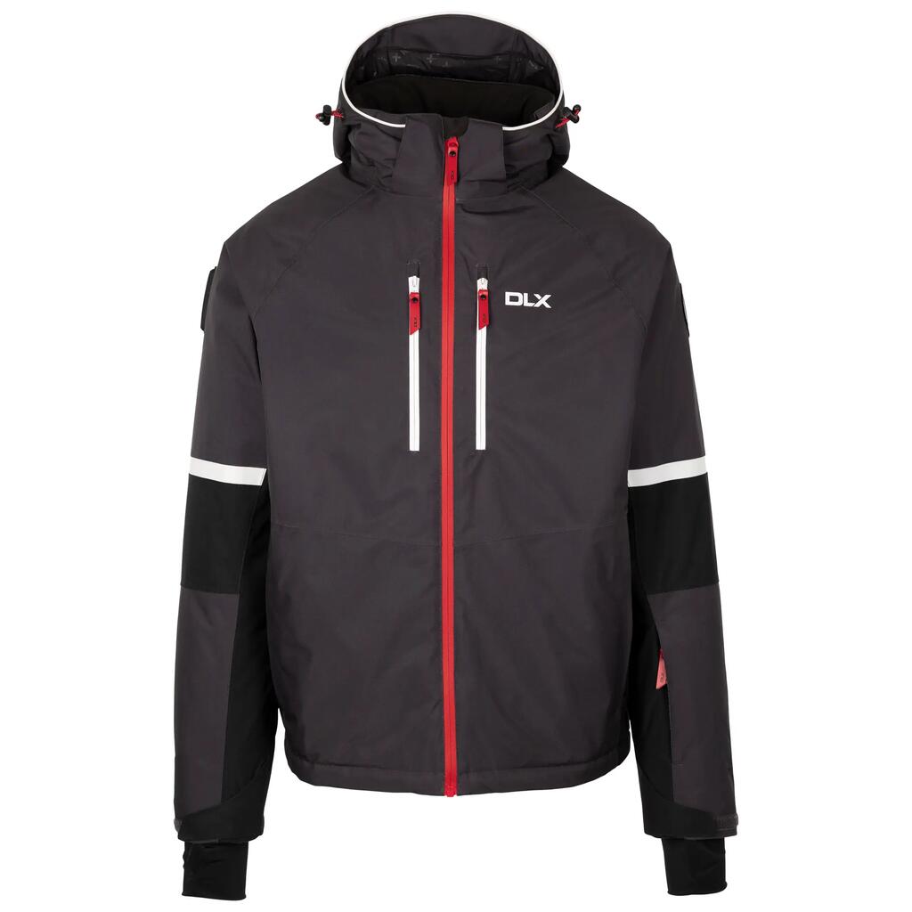Mens Ski Jacket With Snowskirt Hooded Waterproof Wind Resistant Coat Mackle