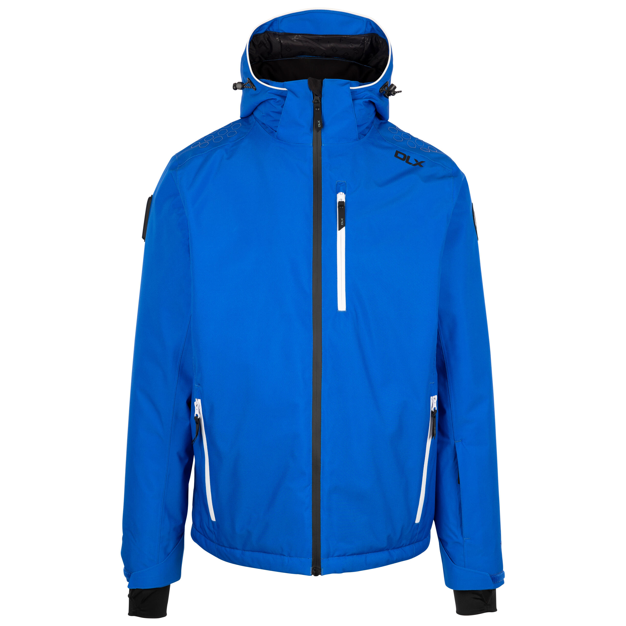 DLX Mens Ski Jacket Zip Off Hooded Waterproof Wind Resistant Warm Coat Graham
