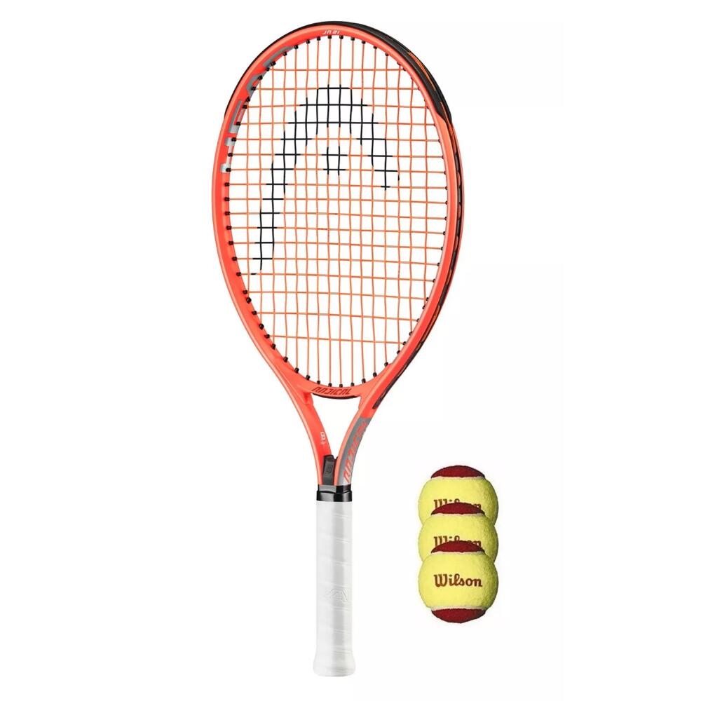 HEAD HEAD Radical 19" Junior Tennis Racket, Cover & Tennis Balls