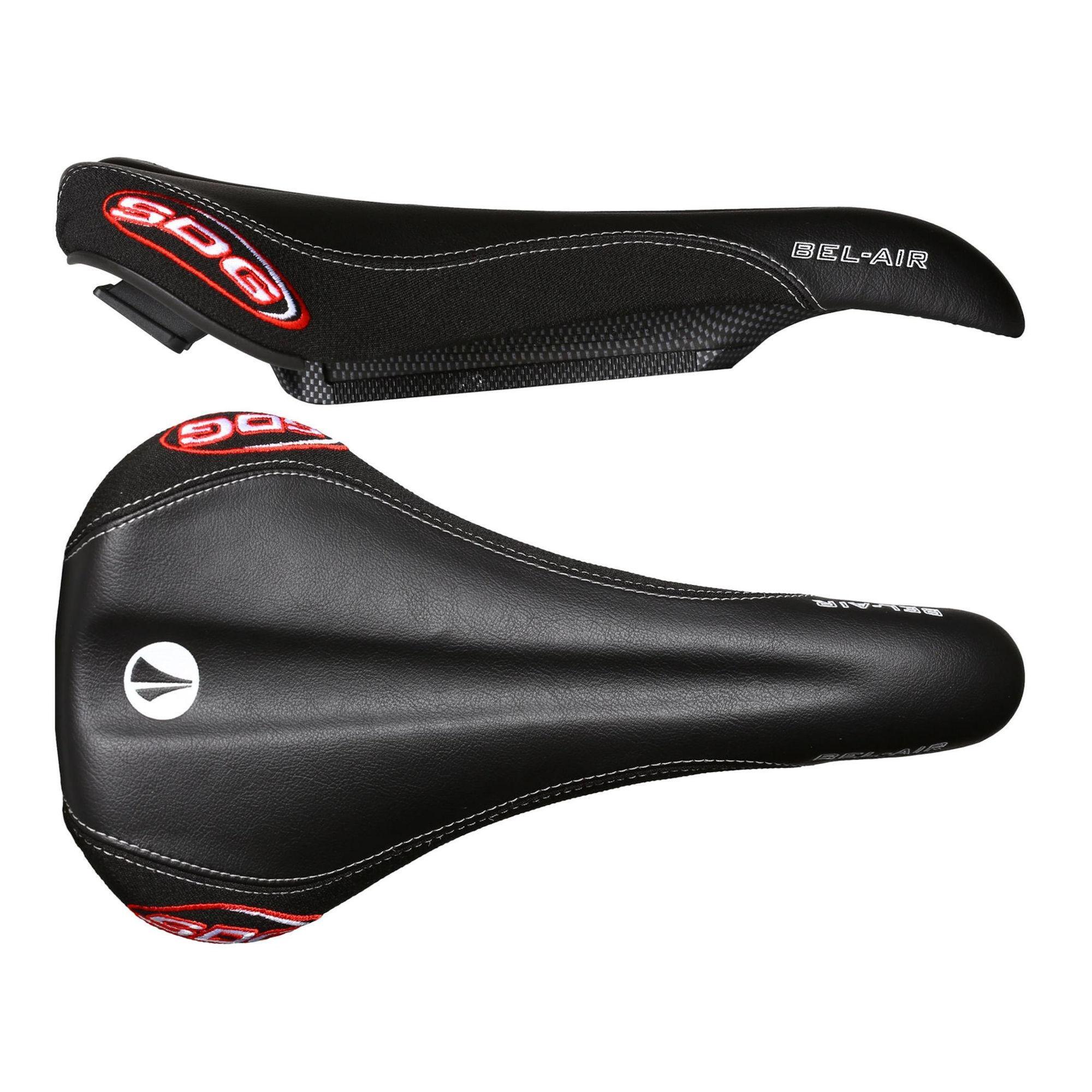 SDG COMPONENTS BEL AIR SL I-BEAM SADDLE Black Microfibre Top/Black Kevlar Sides