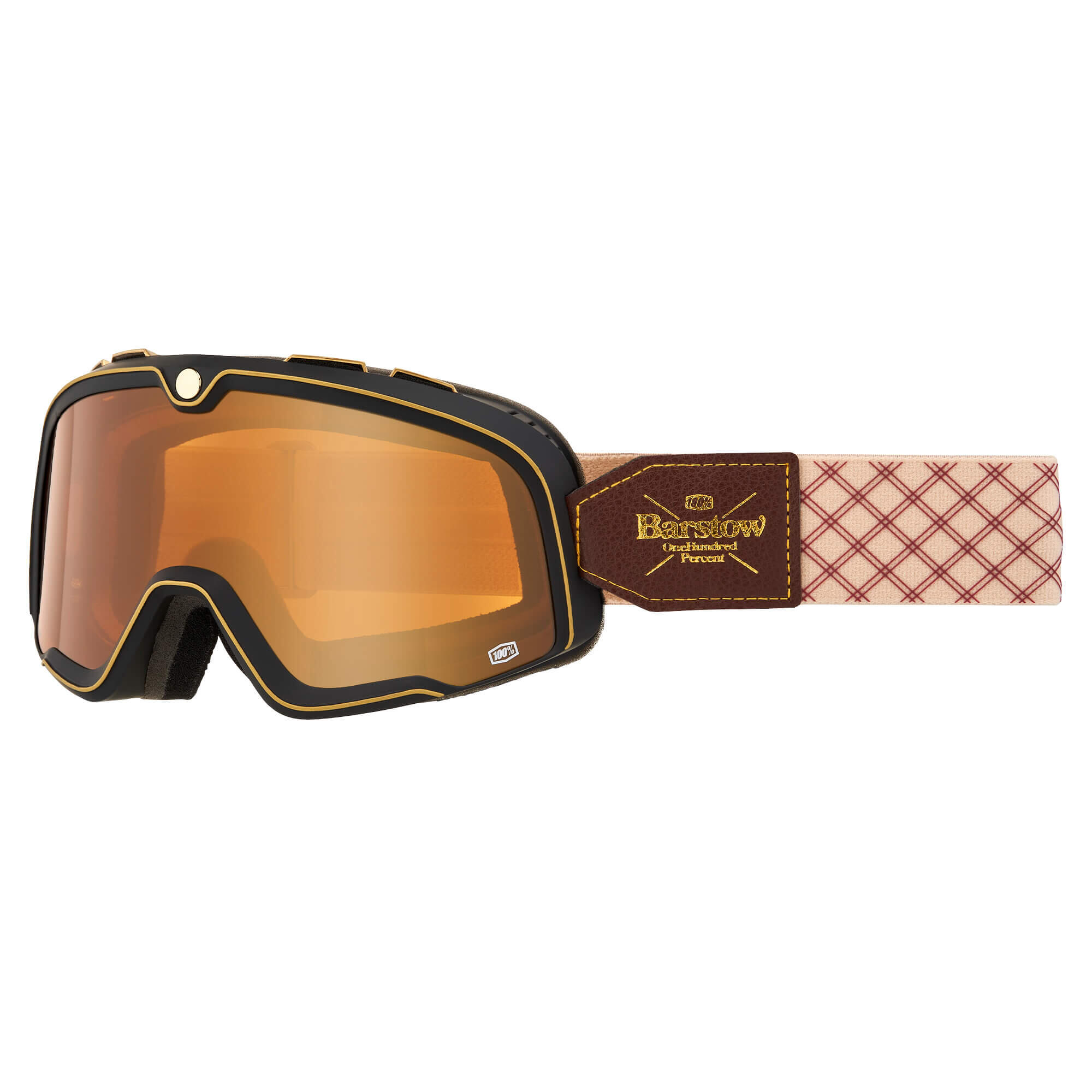 100% BARSTOW Goggle Solace - Persimmon Lens - MTB Cycling Motocross Eyewear 1/1