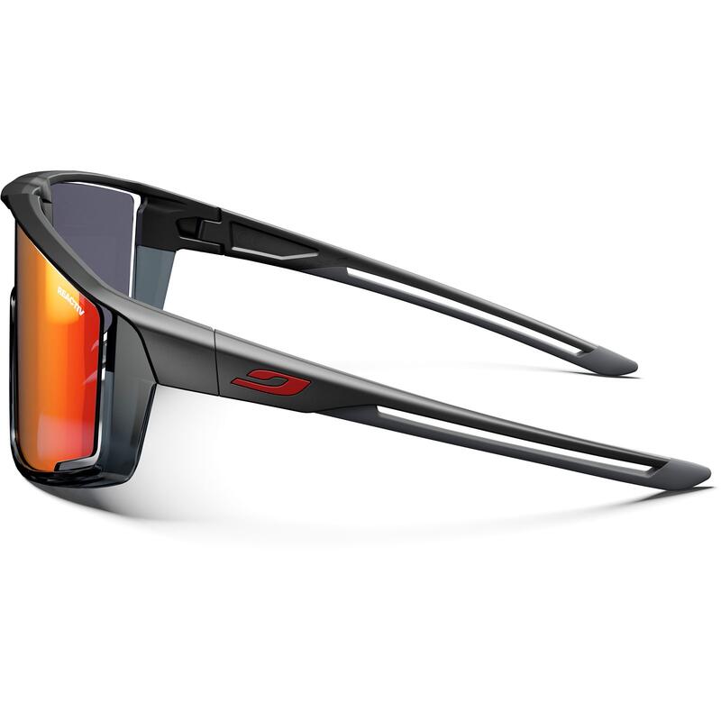 Okulary rowerowe JULBO FURY - czarny | Reactiv Light Amplifier Cat 1-3