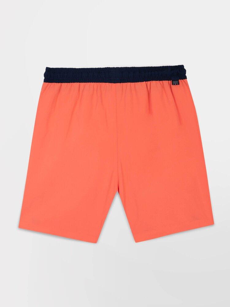 Short de bain homme THOMAS Corail - Made in France, ceinture élastiquée 2/2