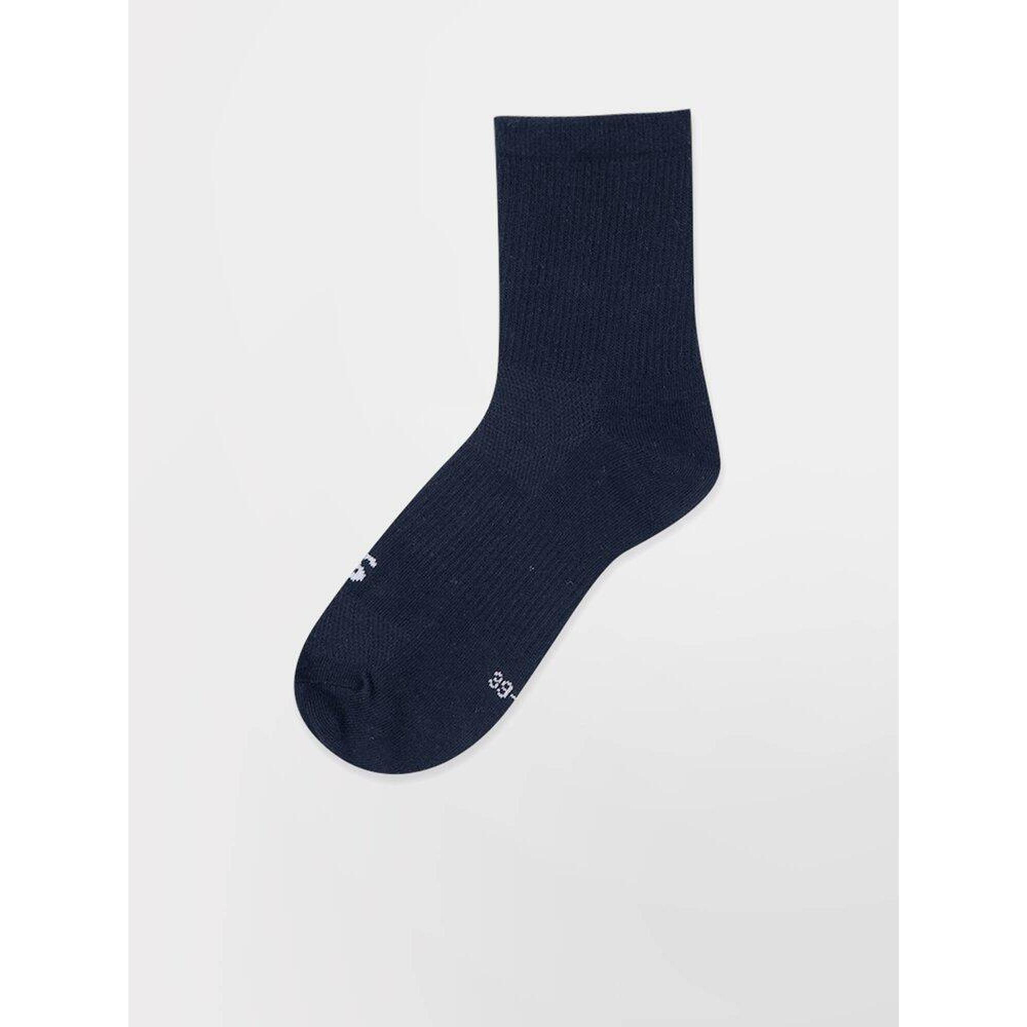 Tbs - Chaussettes Hautes Mixte - Midsoc Bleu Marine - Chaussettes - Bleu - 35/38 - Decathlon