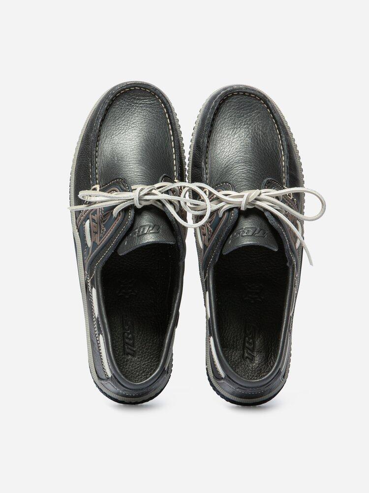 Zapatos náuticos de cuero TBS Globek 3/7
