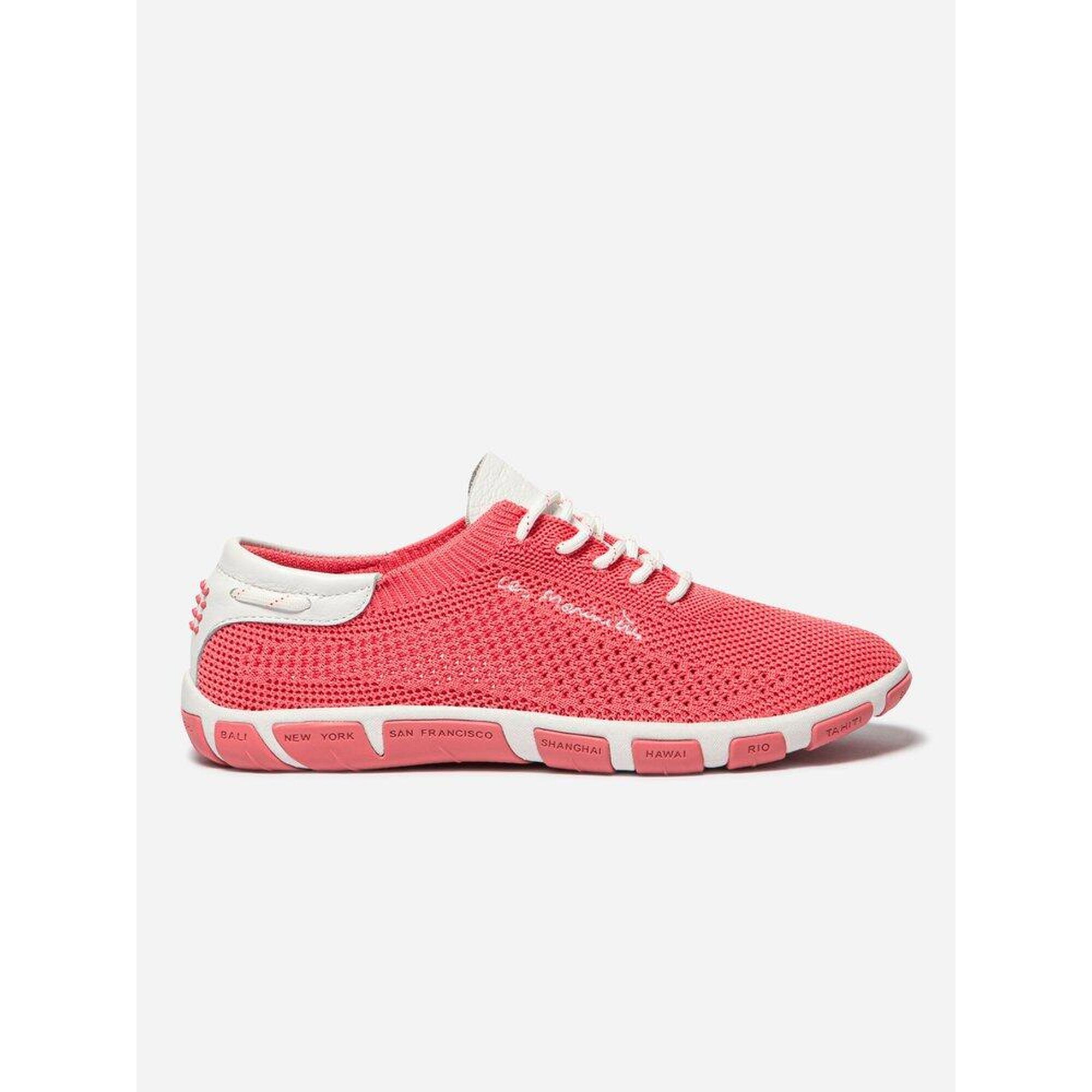 Tbs - Tennis Toile Femme Jazaria Fraise/blanc - Baskets - Rose - 38 - Decathlon