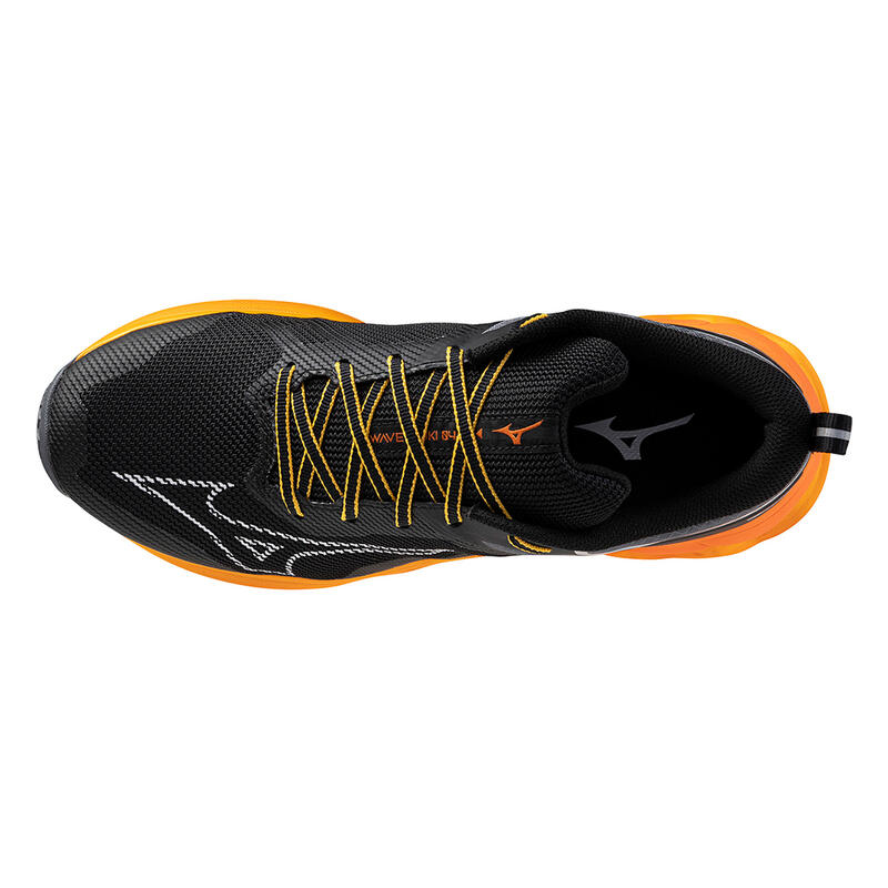 Chaussures De Trail Running Mizuno Wave Ibuki 4 Noir Et Orange