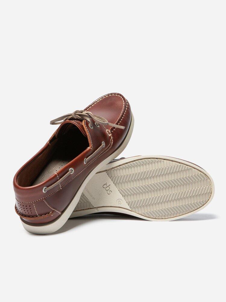 Chaussures bateau Homme - PHENIS Marron 4/4