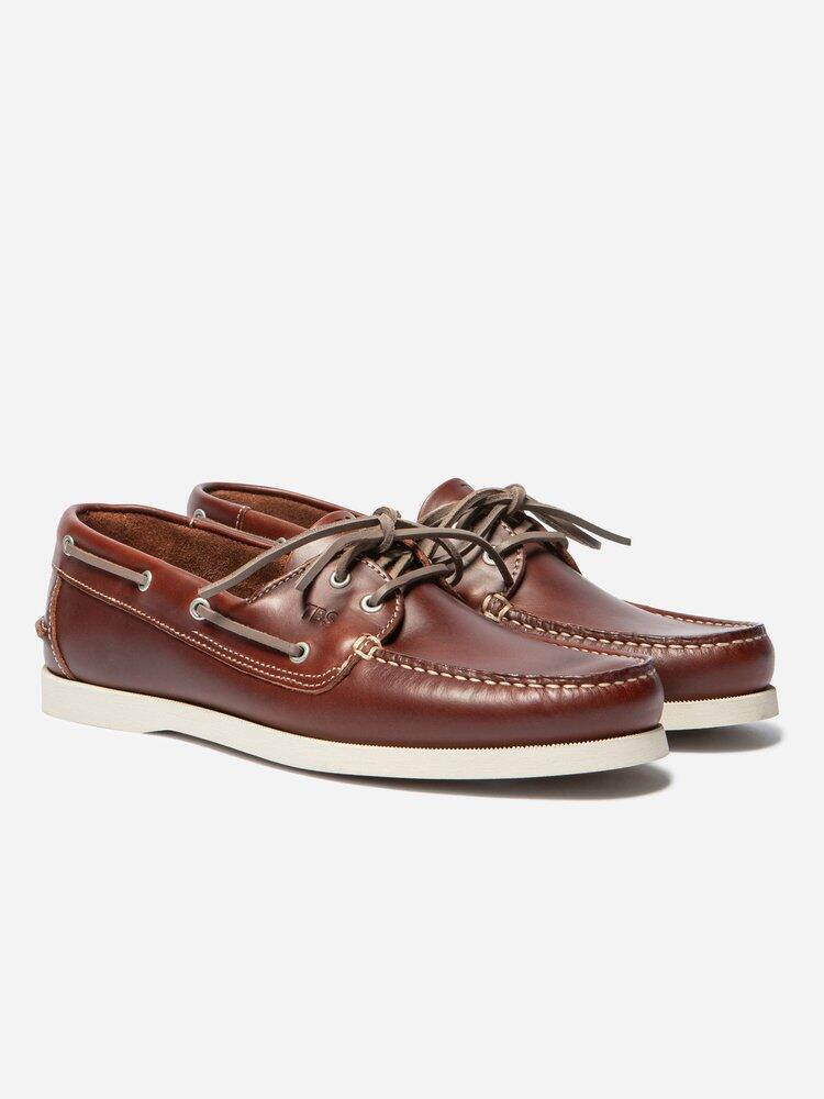 Chaussures bateau Homme - PHENIS Marron 2/4