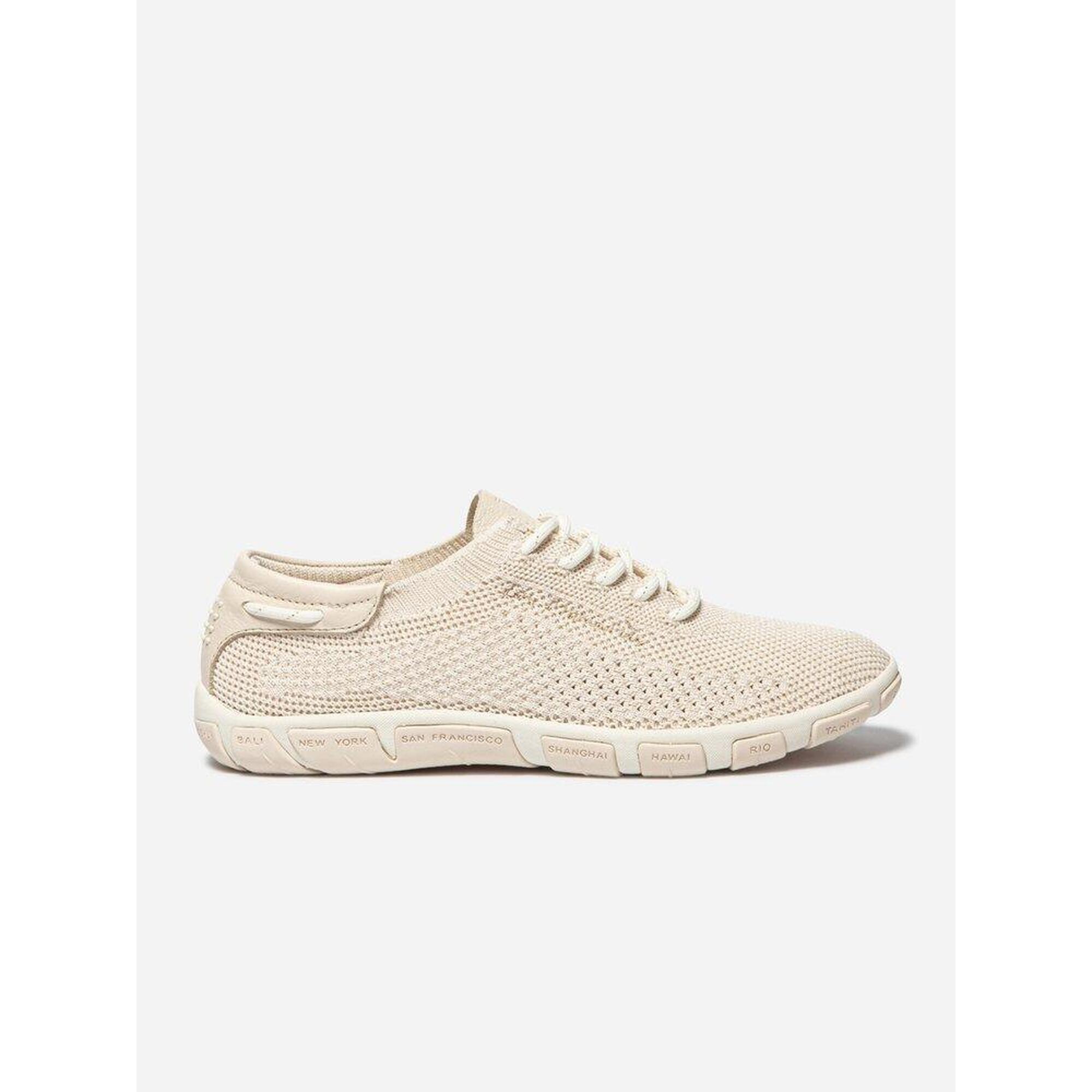 Tbs - Tennis Toile Femme Jazaria Chine Lin / Gold 1973 - Baskets - Blanc - 41 - Decathlon