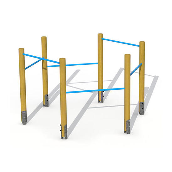 Reckanlage 6-fach Lärche Klettern Unisex