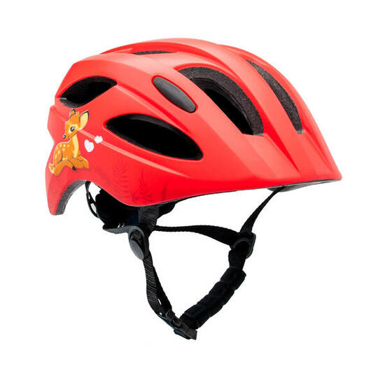 Fietshelm kinderen 6-12 jaar| Schattig Rood| Crazy Safety| EN1078 Certificatie