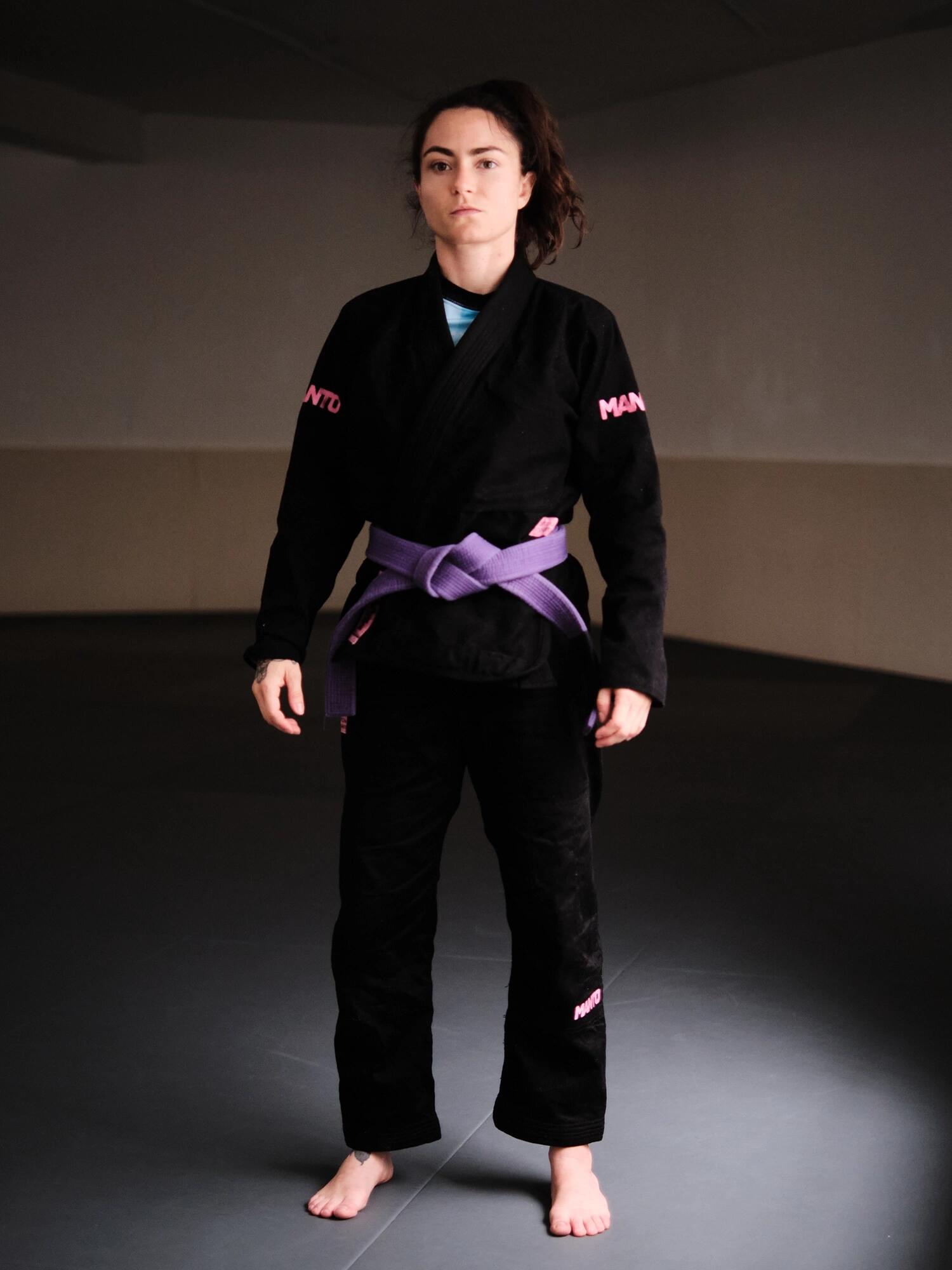MANTO "RISE 2.0" BJJ GI czarno-różowe 2/7