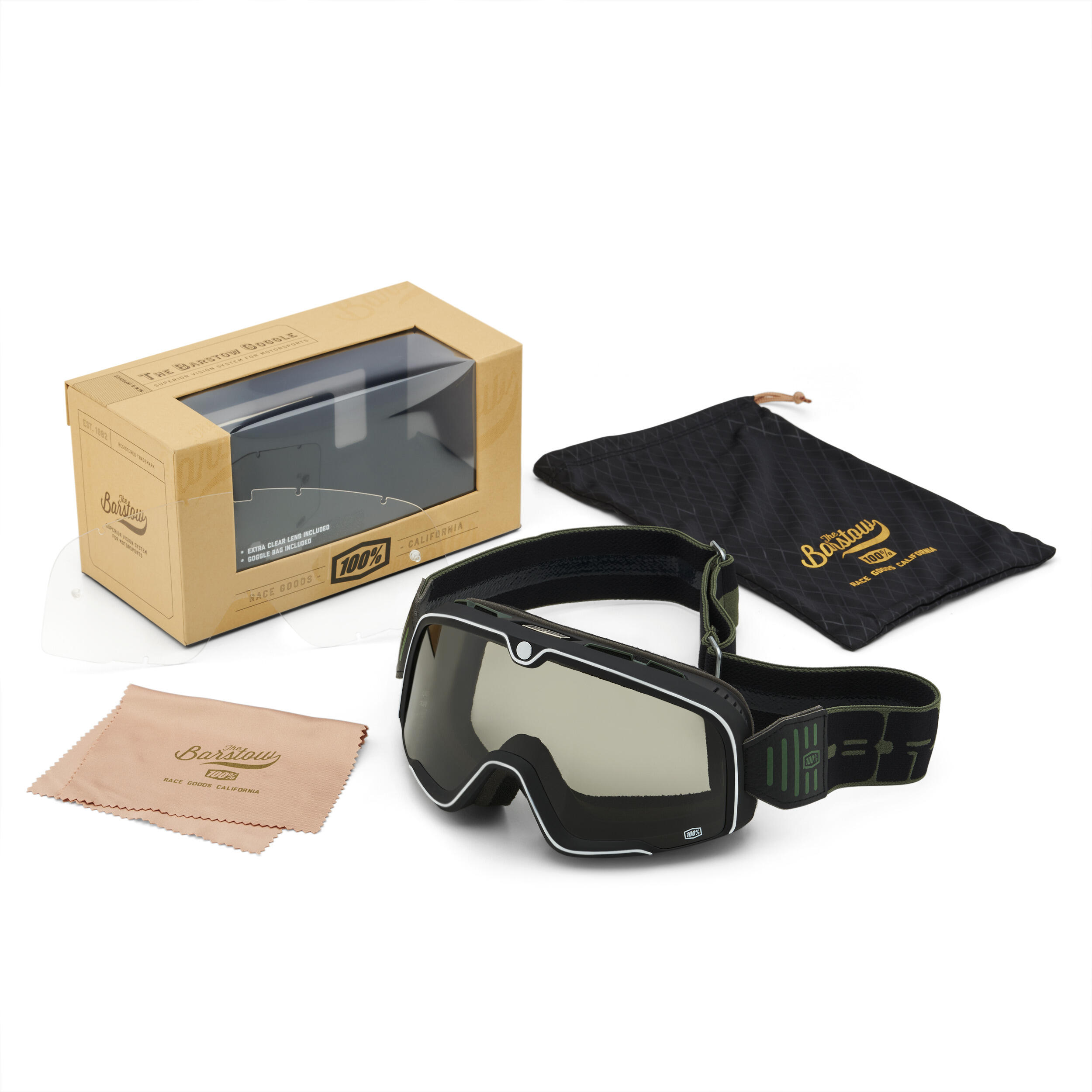 Dirt Bike Goggles 100 RSD X 100% Barstow Goggles - Roland Sands