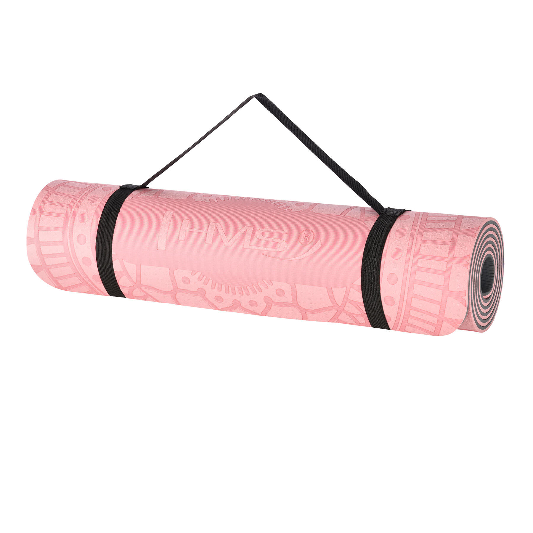 Tapis de yoga fitness antidérapant 182x61cm TPE HMS YM10 6/7