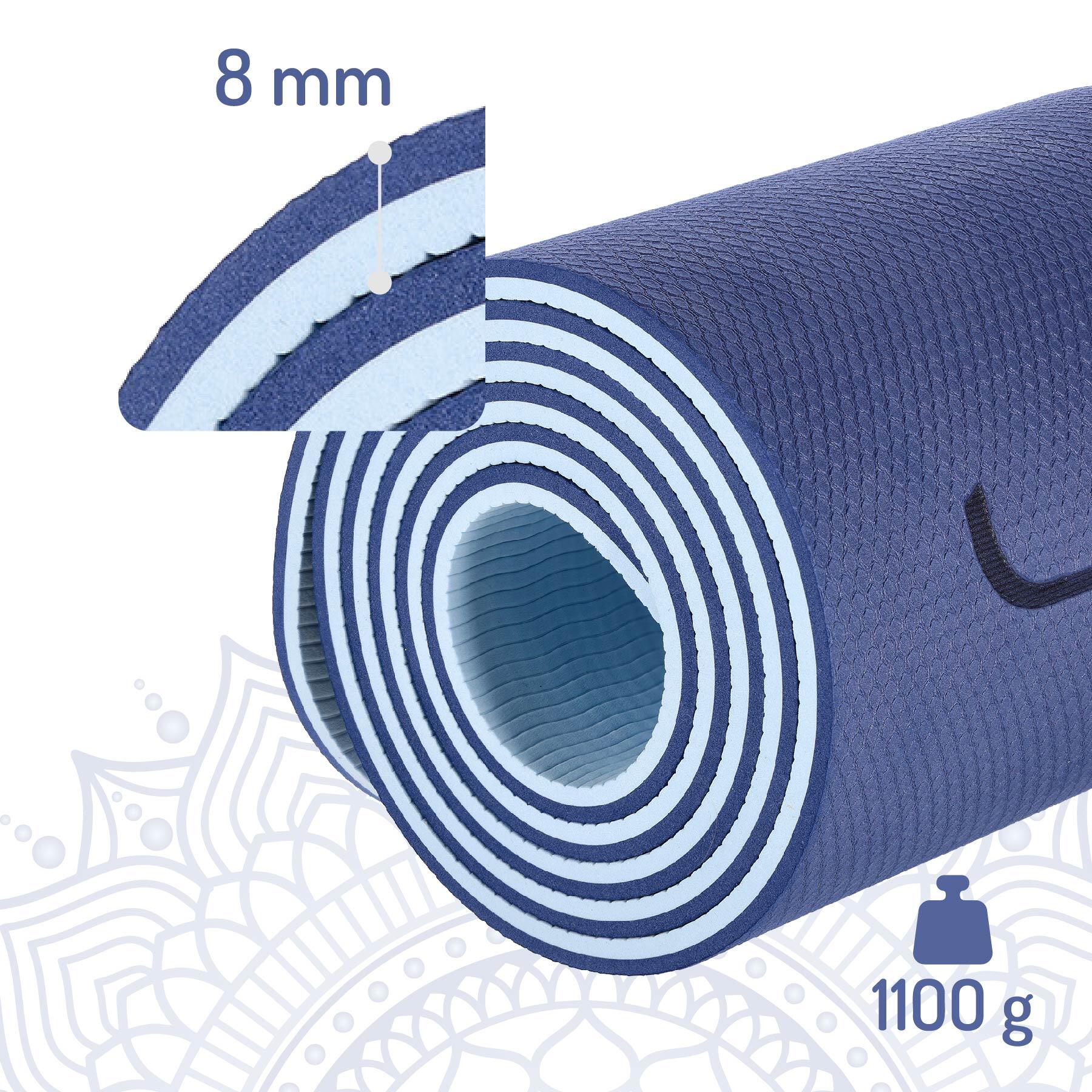 Tapis de yoga fitness antidérapant 182x61cm TPE HMS YM10 6/7