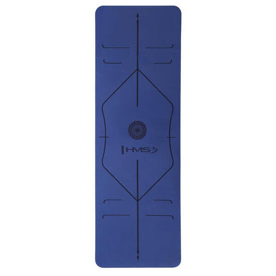 Tapis de yoga fitness antidérapant 182x61cm TPE HMS YM10