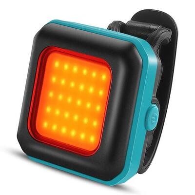 Led-veiligheidslamp voor fiets - blauw achterlicht / rood licht