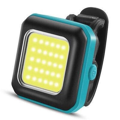 Led-veiligheidslamp voor fiets - blauw voorlicht / wit licht