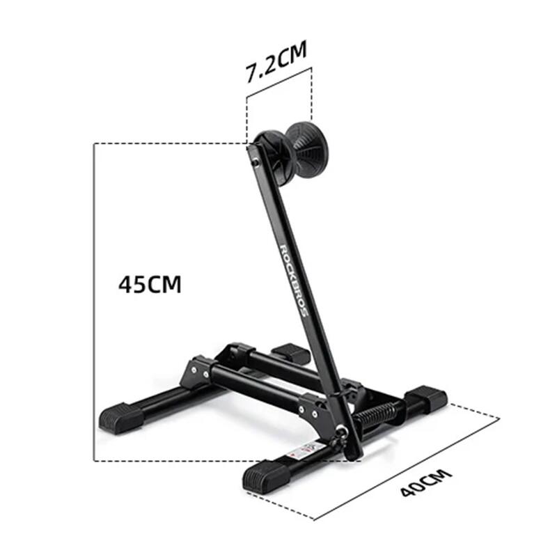 Suport bicicletă pliabil, rutschfeste pads, negru