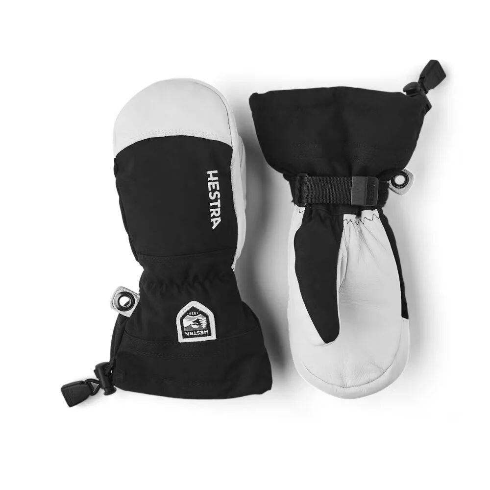 HESTRA Hestra Army Leather Heli Jnr Ski Mittens - black (30561-100)