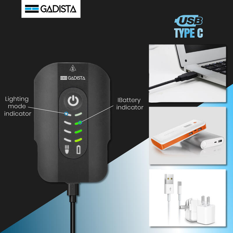 Lumiere Velo Avant et  Arriere 2en1, Lampe Velo LED puissantes Rechargeable USB