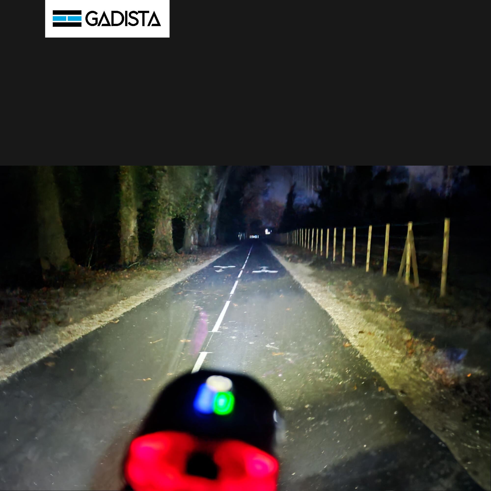 Luce bici 2in1, anteriore e posteriore, potente LED USB, ricaricabile 5/7