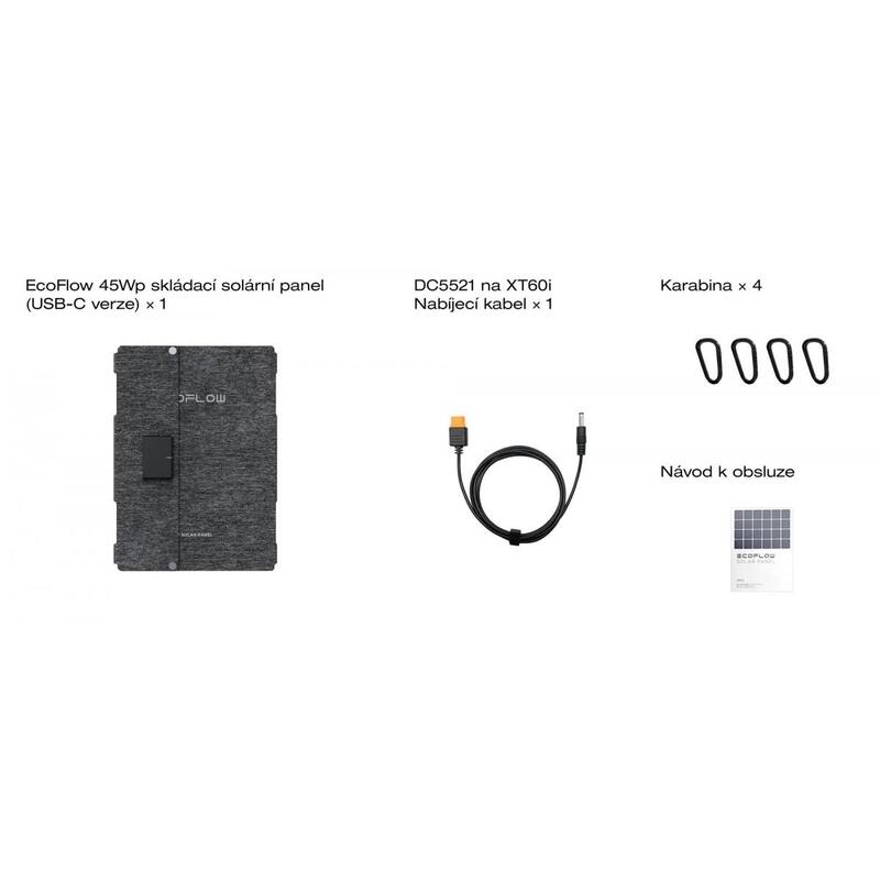 EcoFlow 45W solární panel (Typ-C)