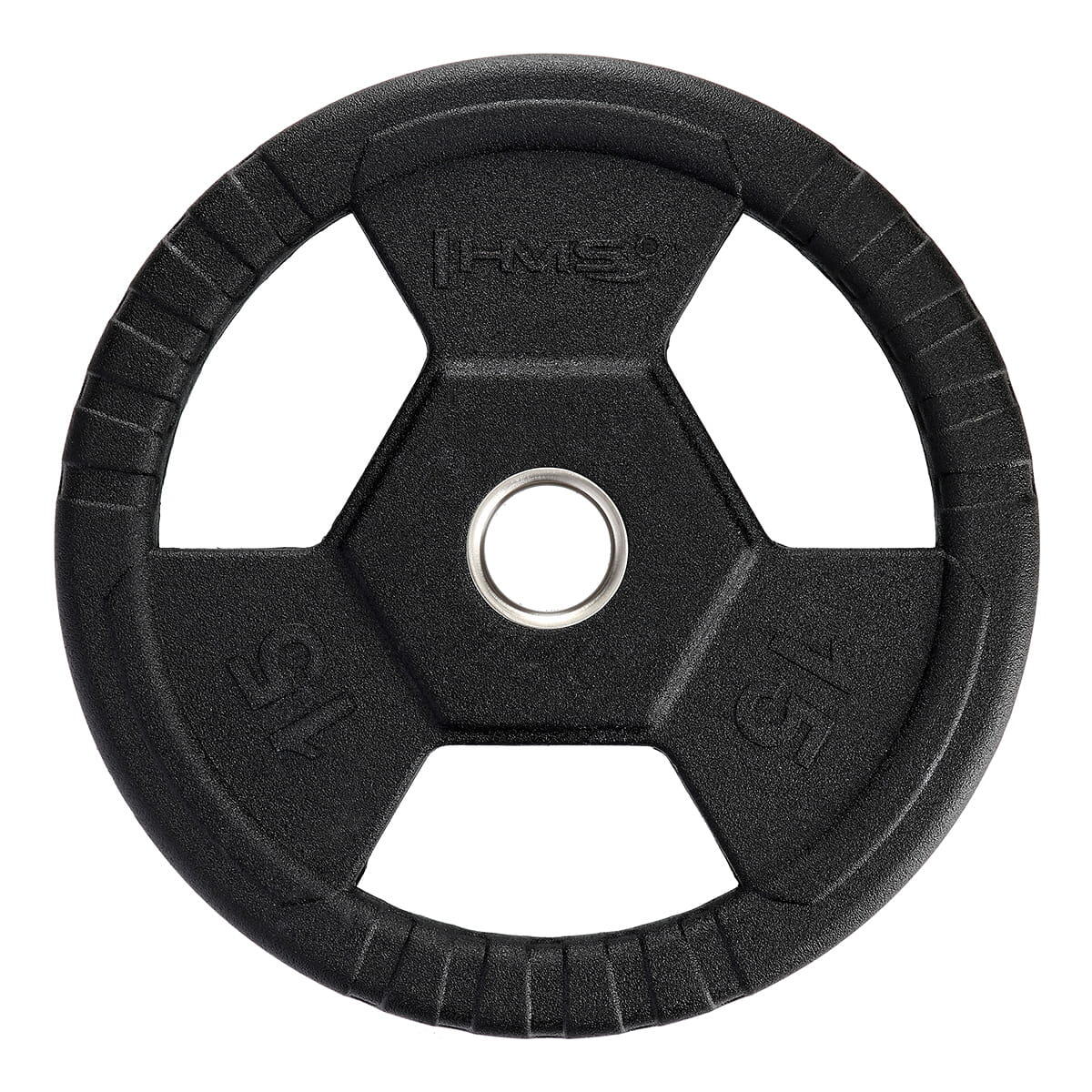 Olympijský kotouč HMS TOH20 20 kg – pogumovaný s madly, Ø50 mm 7/7