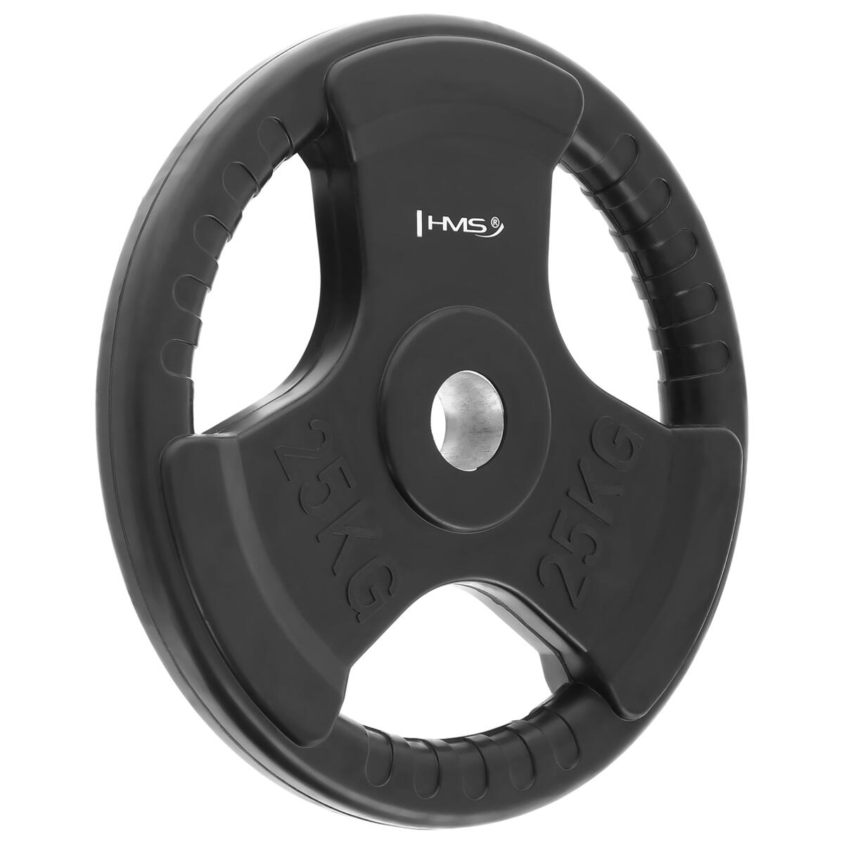 Olympijský kotouč HMS Tri-grip 25 kg 2/5
