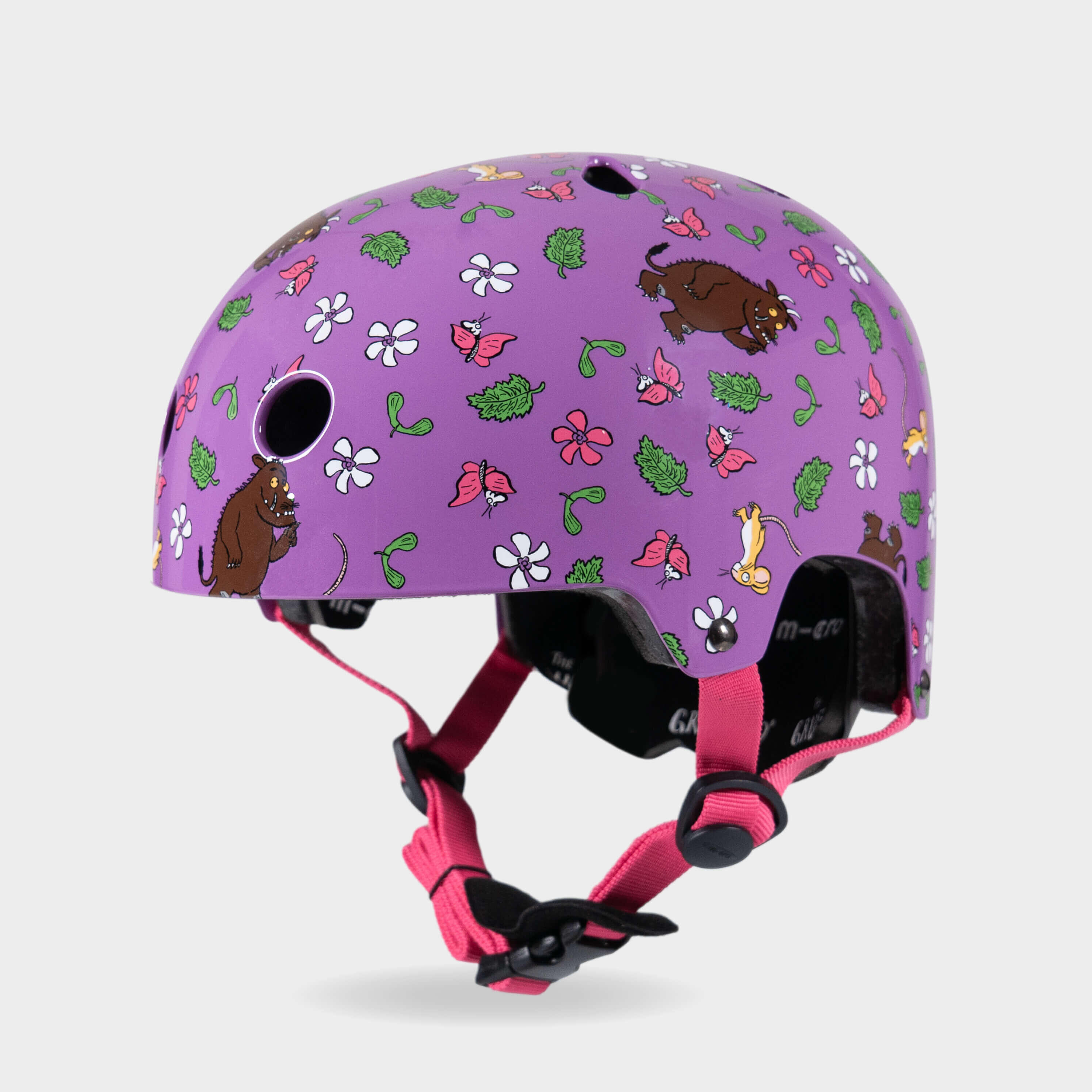 MICRO Printed Helmet: Gruffalo Purple