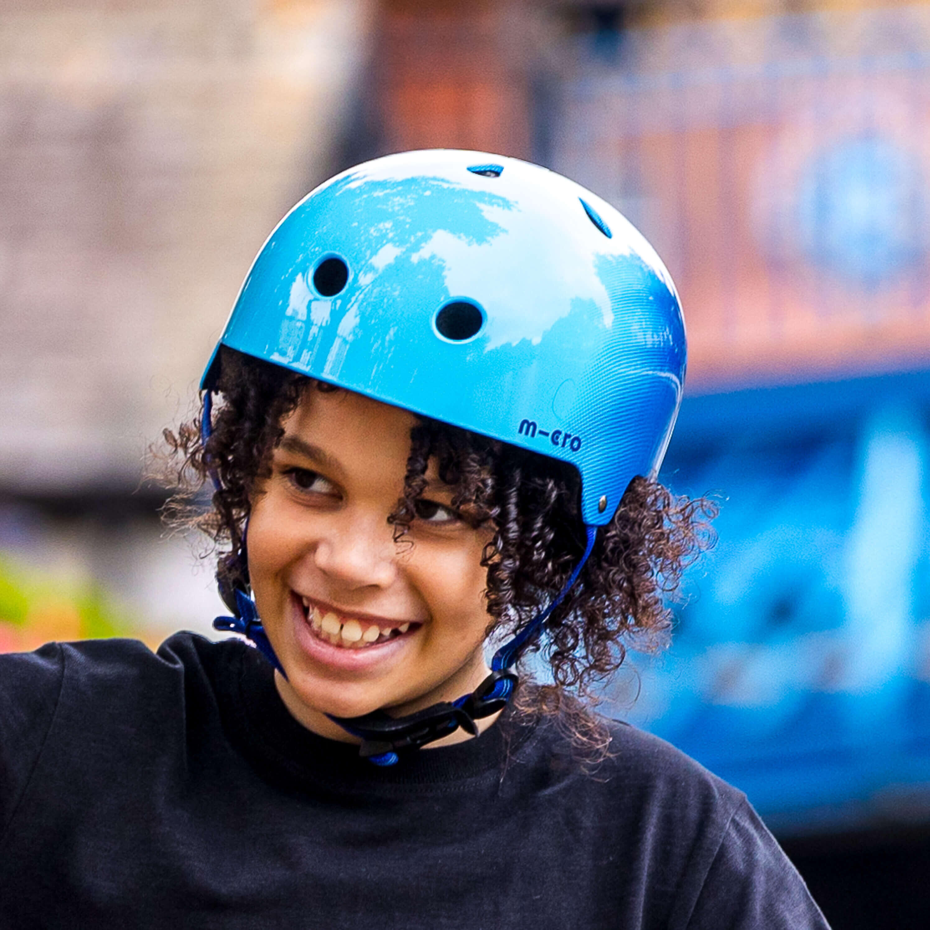 Printed Helmet: Ombre Blue 5/6