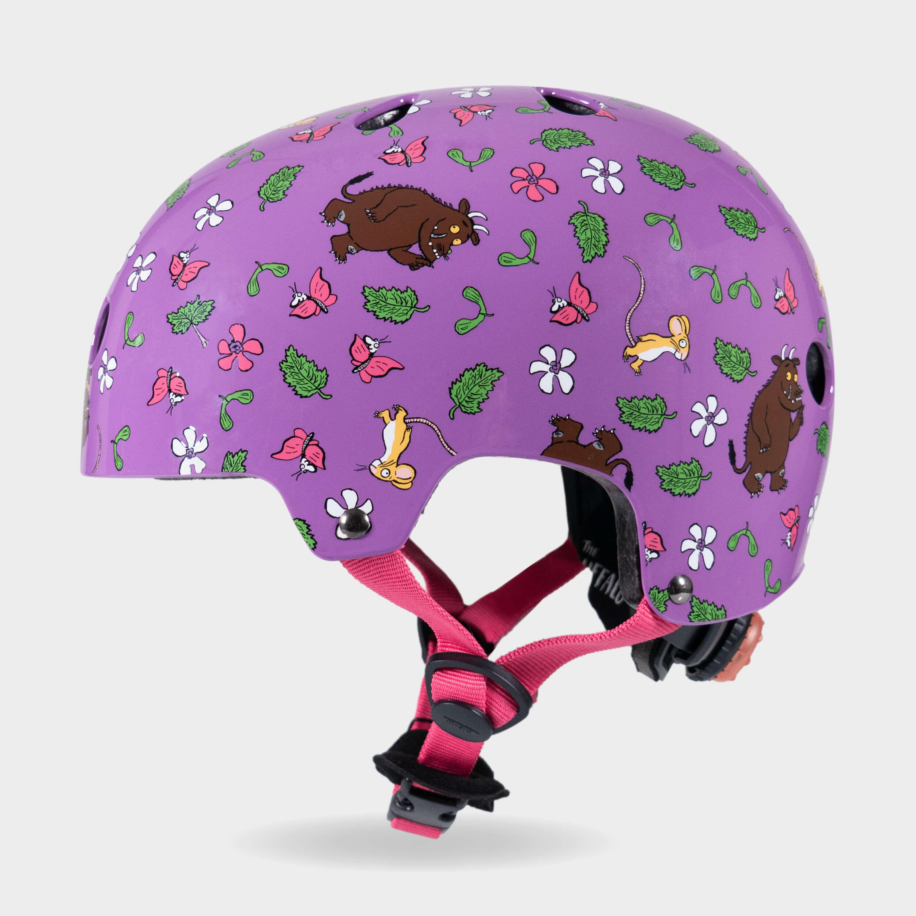 Printed Helmet: Gruffalo Purple 3/5