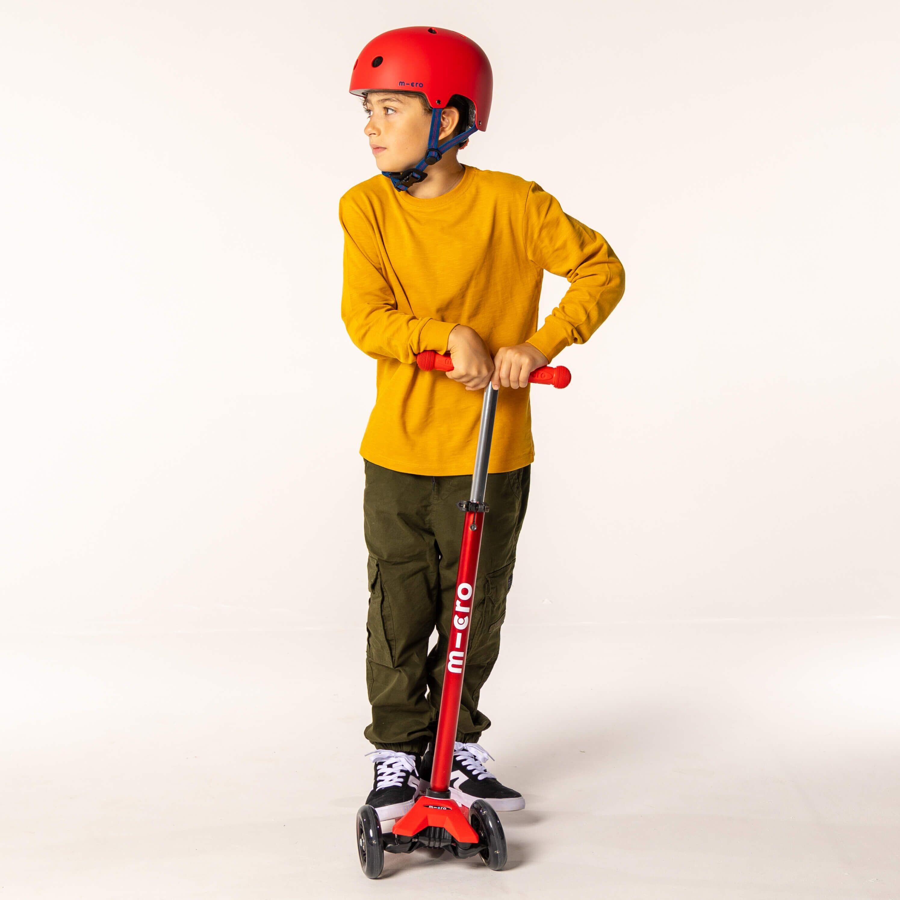 Plain Helmet: Red Matt 4/5
