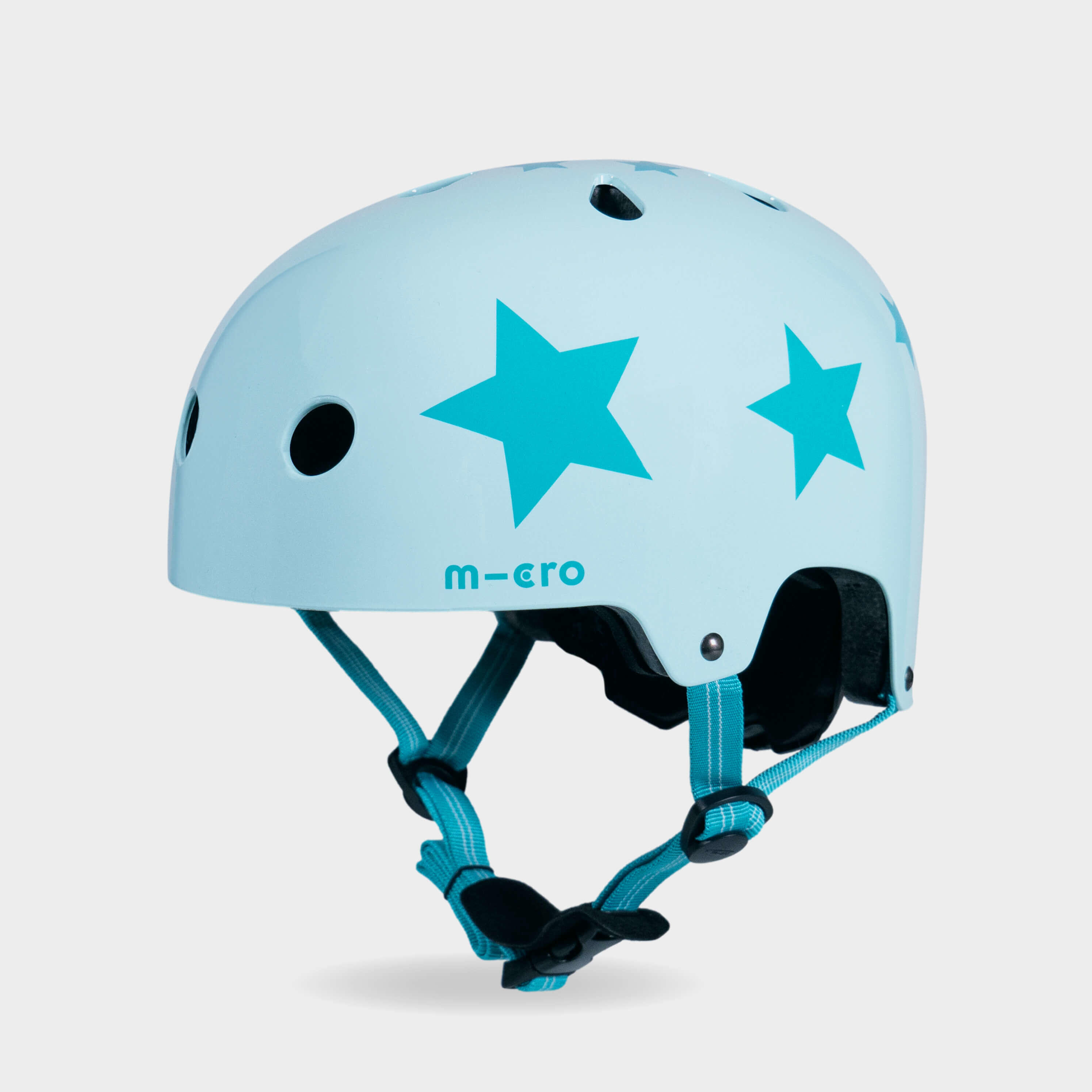 MICRO Printed Helmet: Aqua Star