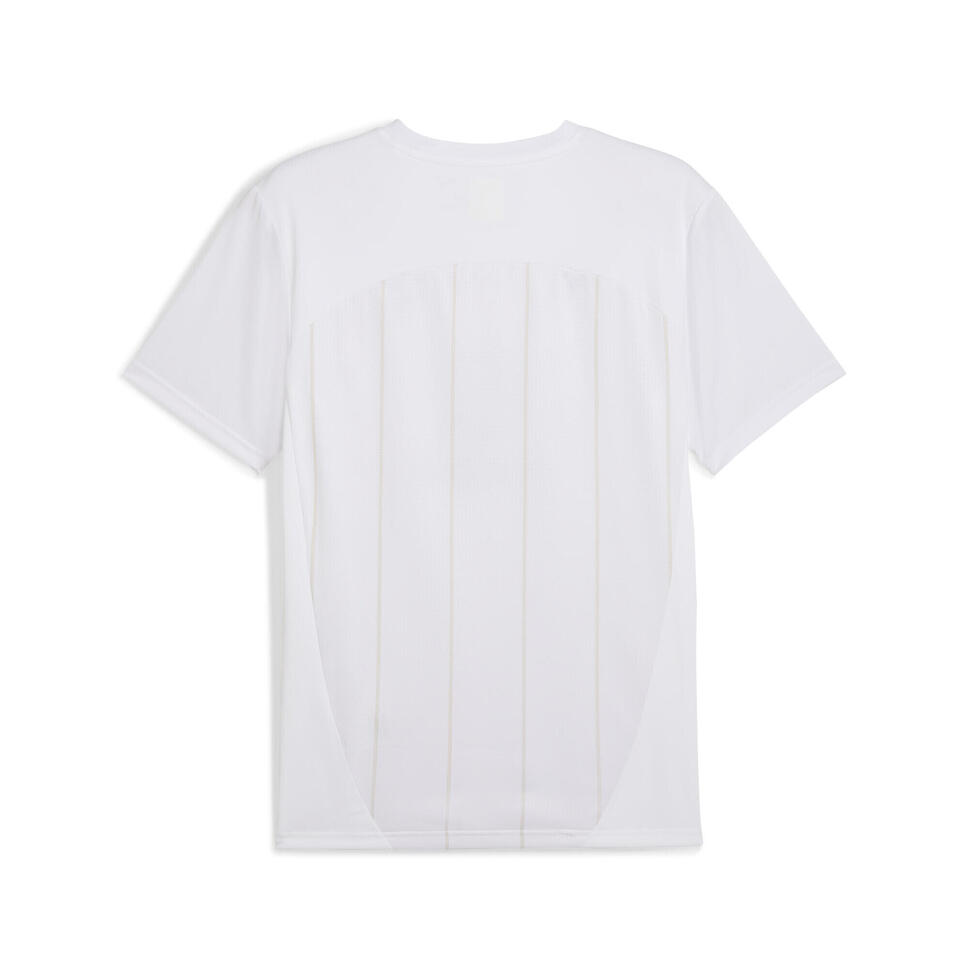 Męska koszulka przedmeczowa AC Milan PUMA White Putty Beige