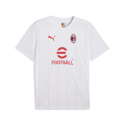 Ac milan pre-match shirt voor heren puma white putty beige