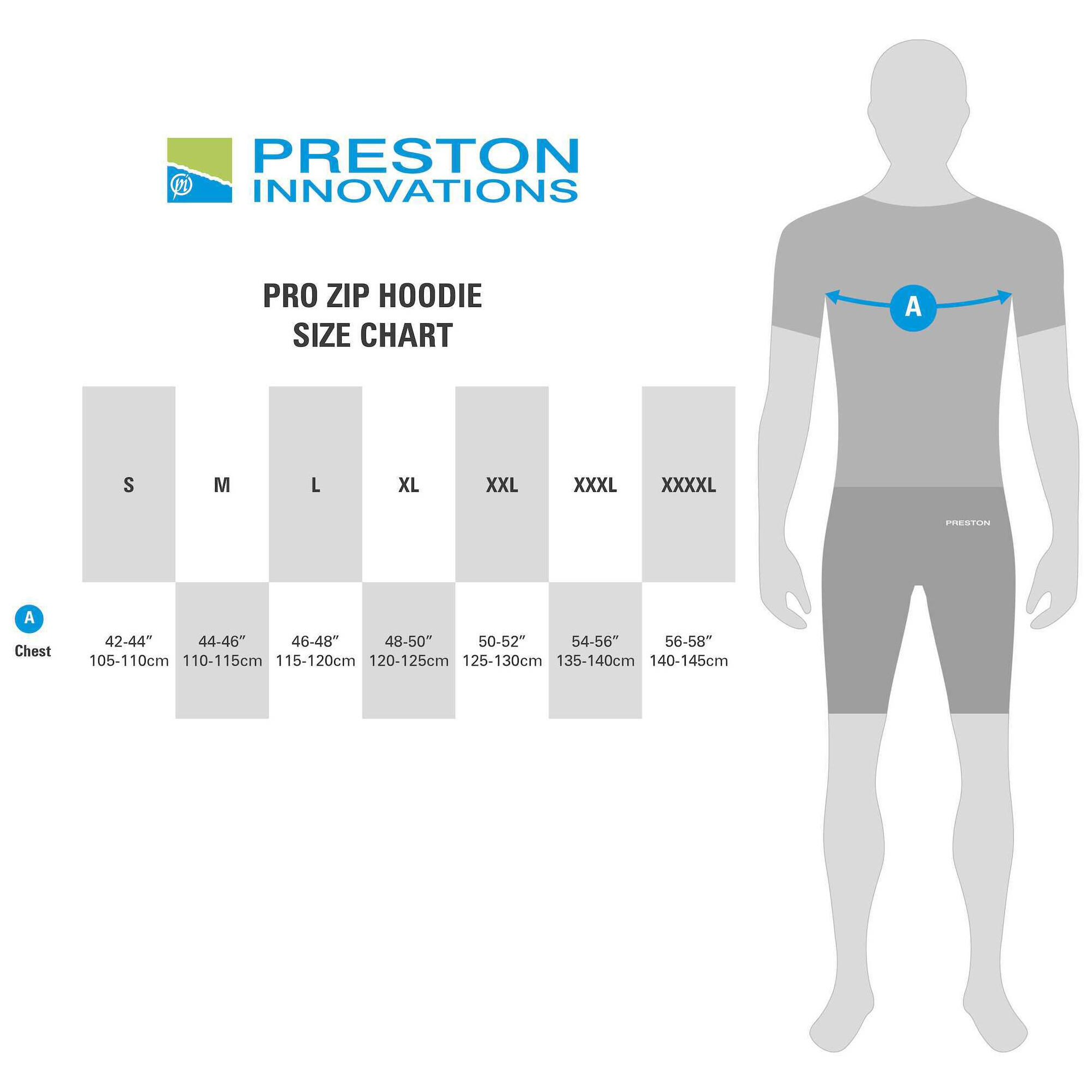 Sudadera con capucha y cremallera Preston Innovations Pro 7/7