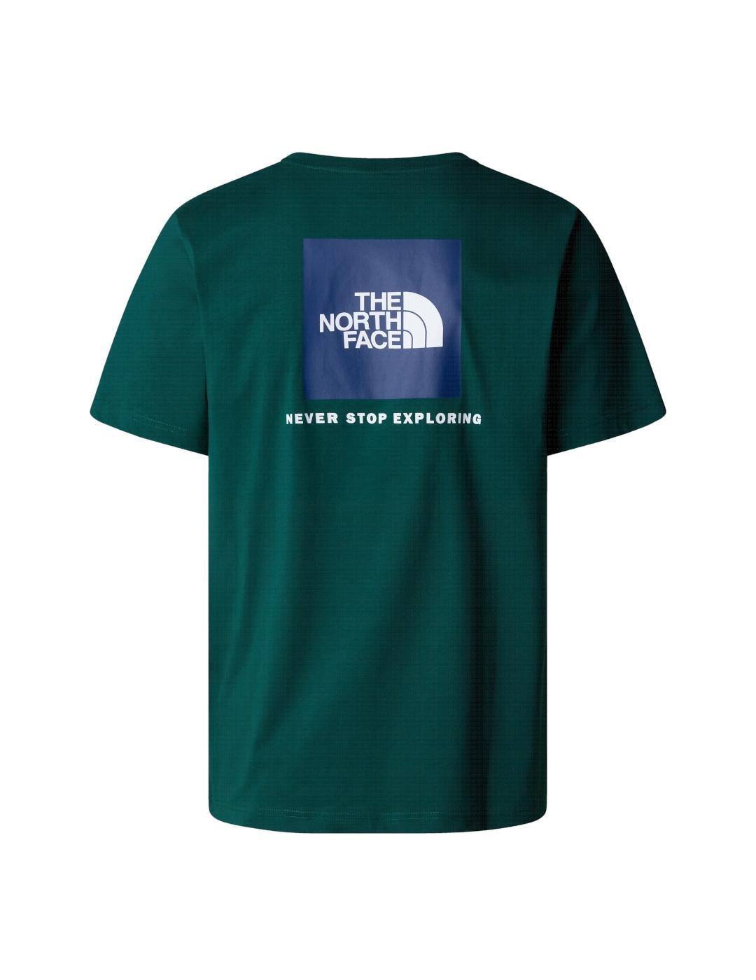 T-shirt pour homme The North Face Box Vert 2/4