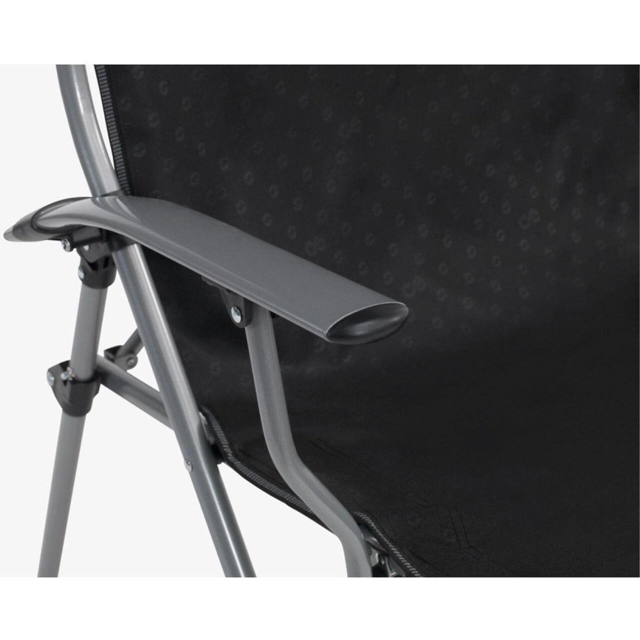 Outwell Goya XL Folding Camping Arm Chair (Black) OUTWELL Decathlon