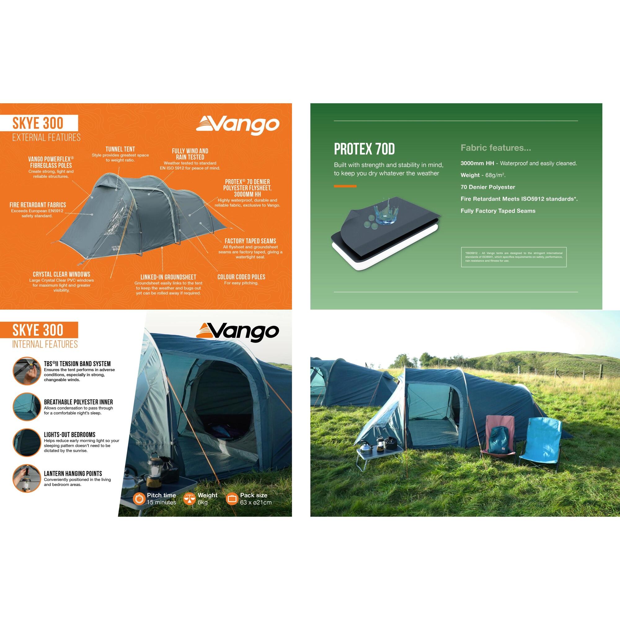 Namiot kempingowy 3 osobowy Vango Skye 300
